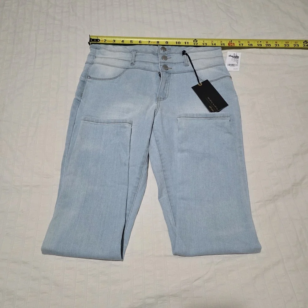 Refuge Skinny Jeans High Rise Women's Size 8 Stretch Light Wash‎ DENIM NWT